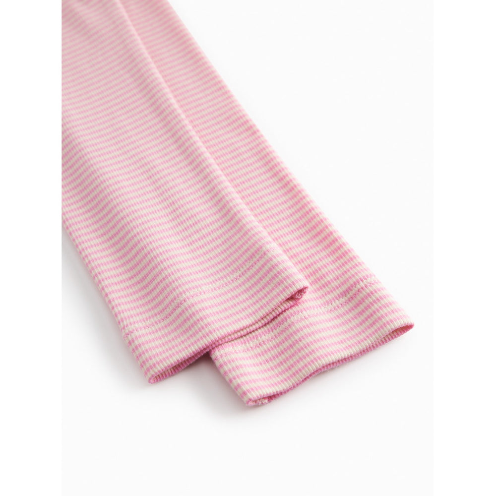 Køb MarMar Modal Fine Rib Pink Stripe Leggings