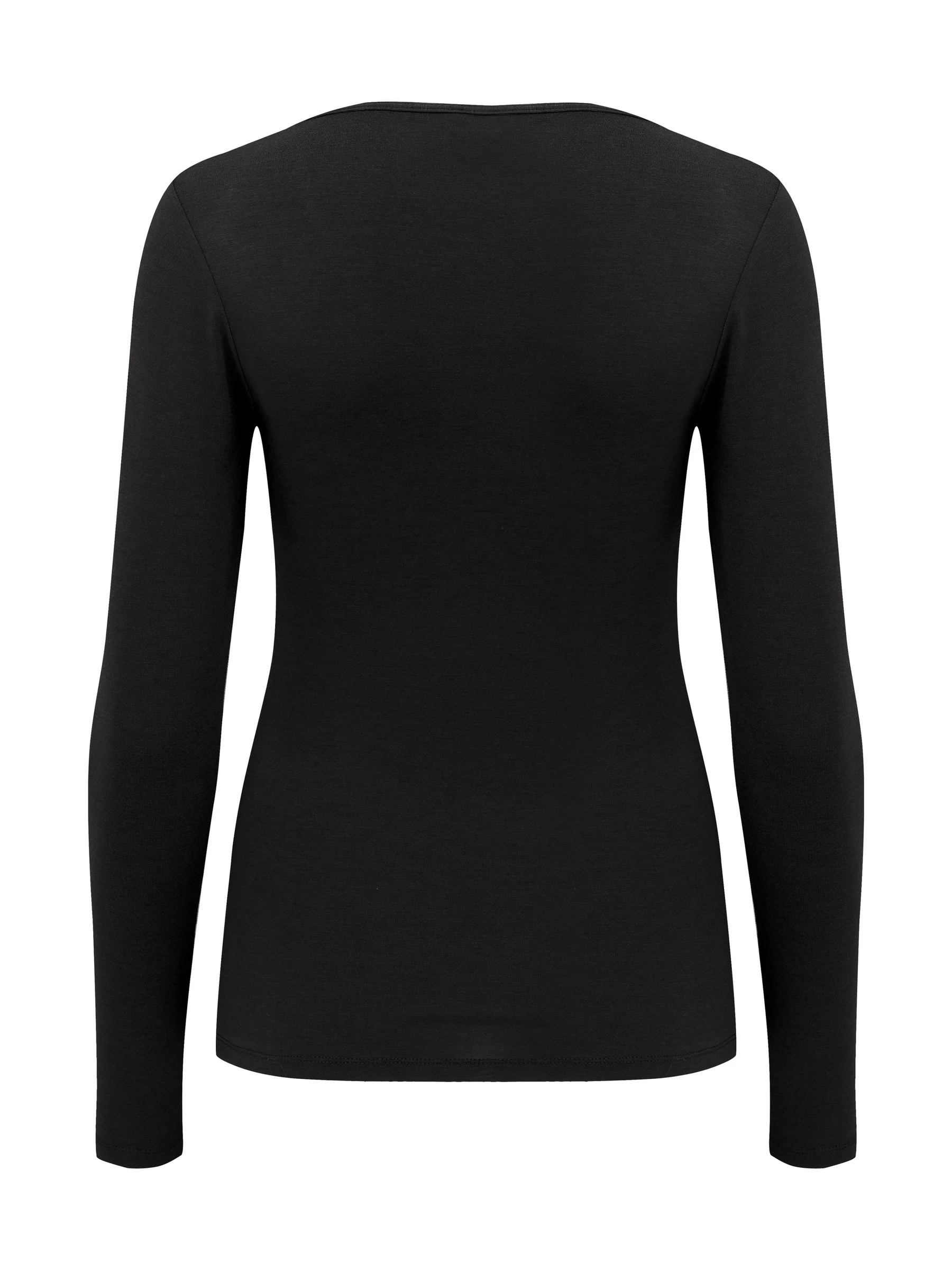 Zwart - Pour Moi - Second Skin thermohemdje