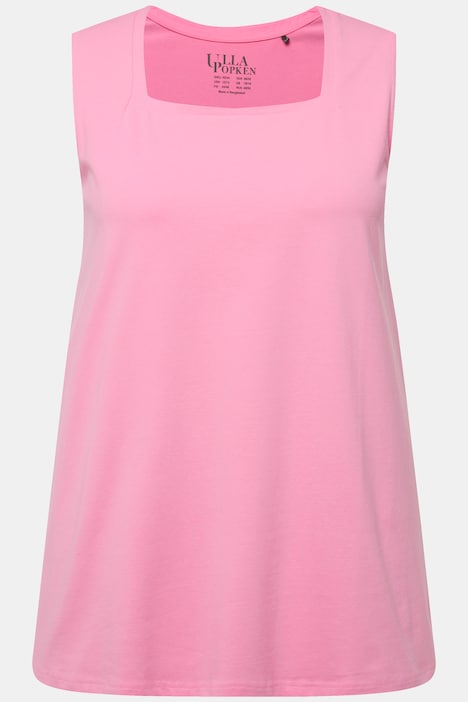 Longtop, Classic Fit, Carree-Ausschnitt, ärmellos