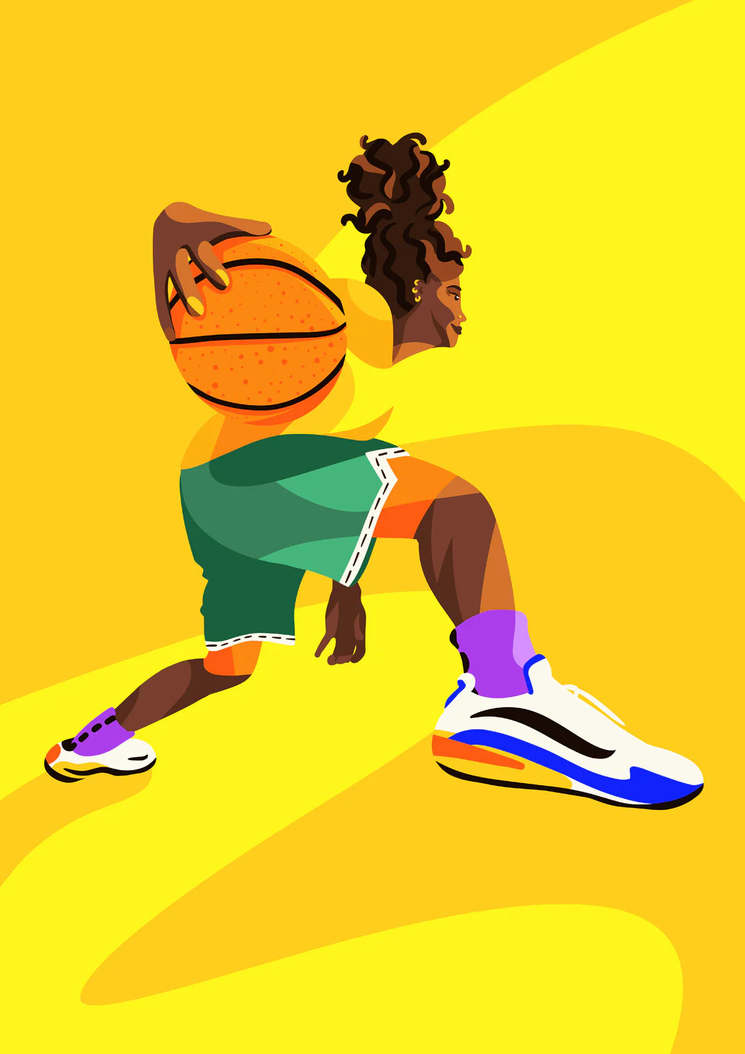 Basketballspieler von Sofia Doudine
