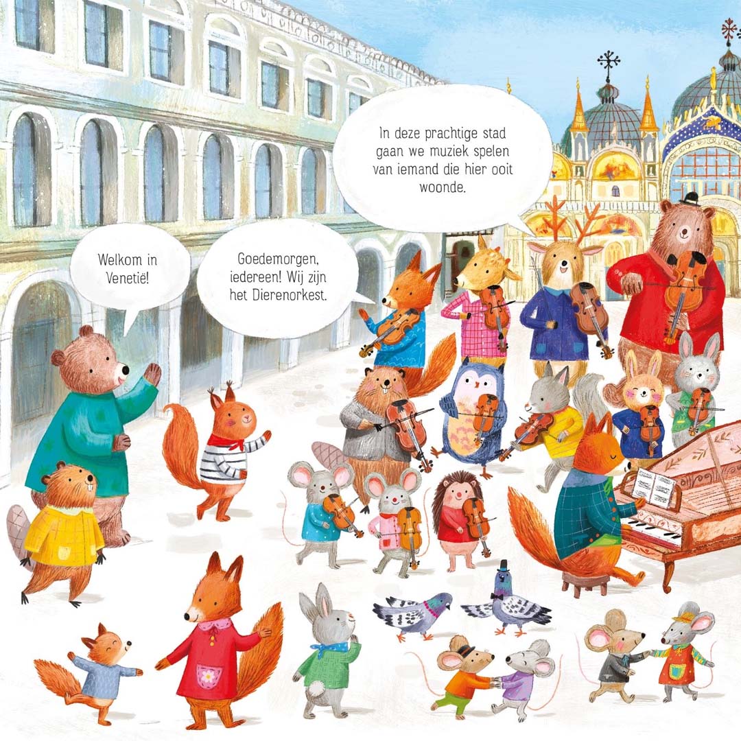 Uitgeverij usborne het dierenorkest speelt vivaldi