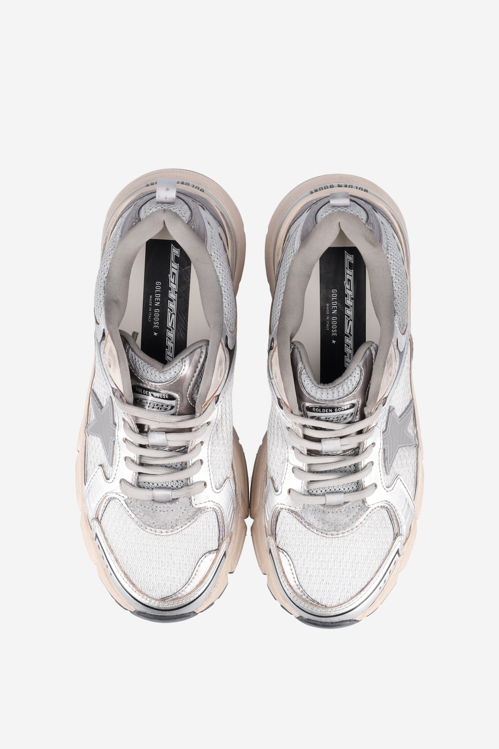 Lightstar leather/mesh sneakers