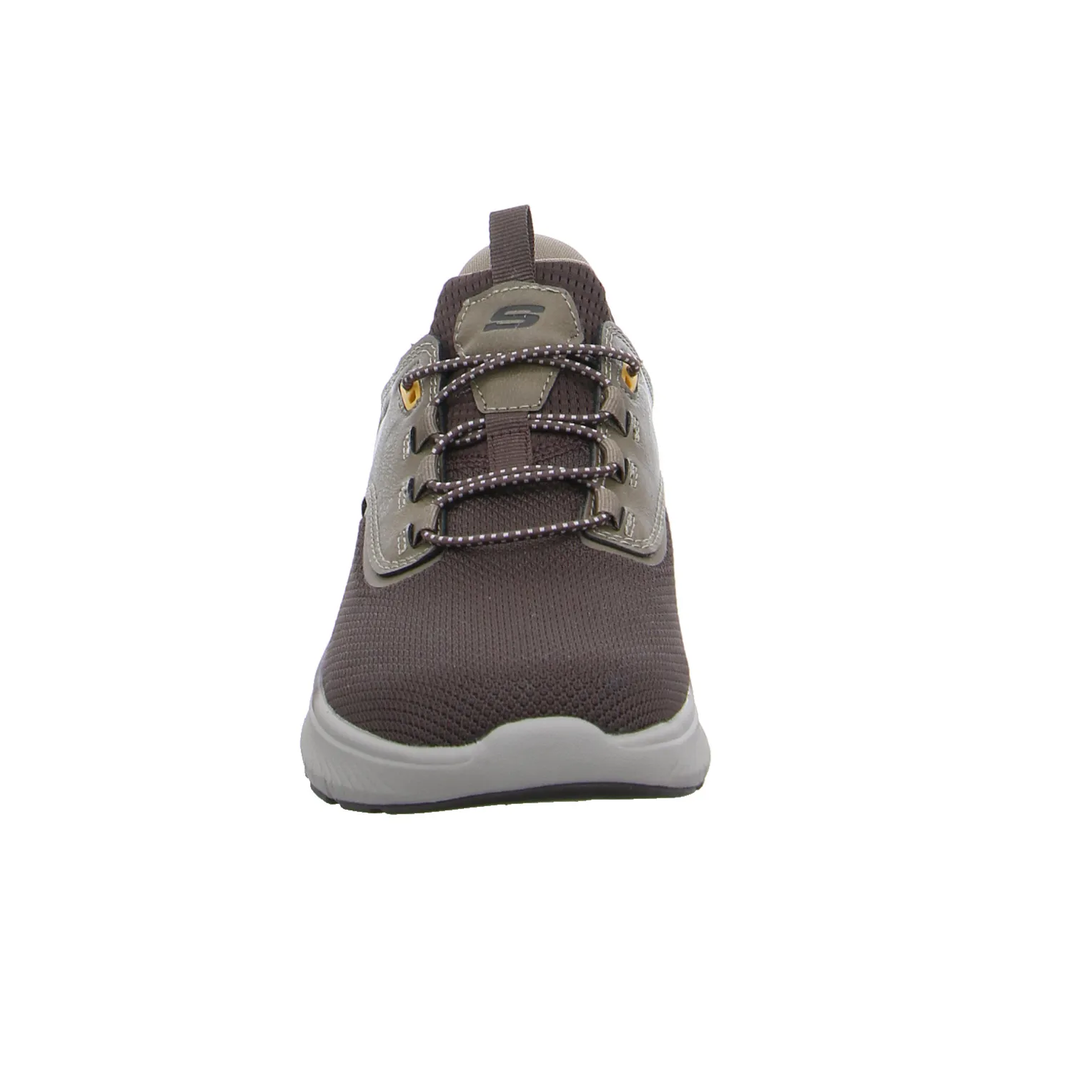 SKECHERS Halbschuhe Sneaker Stoff Braun Textil