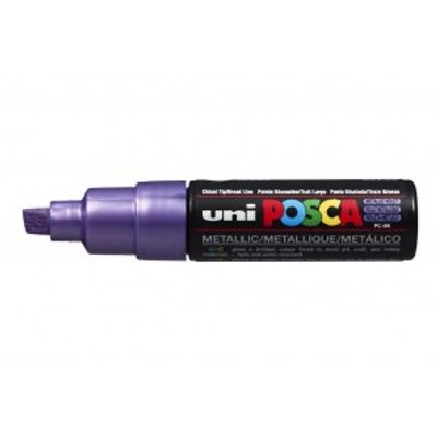 Posca - Marqueur peinture pointe large - violet métallisé