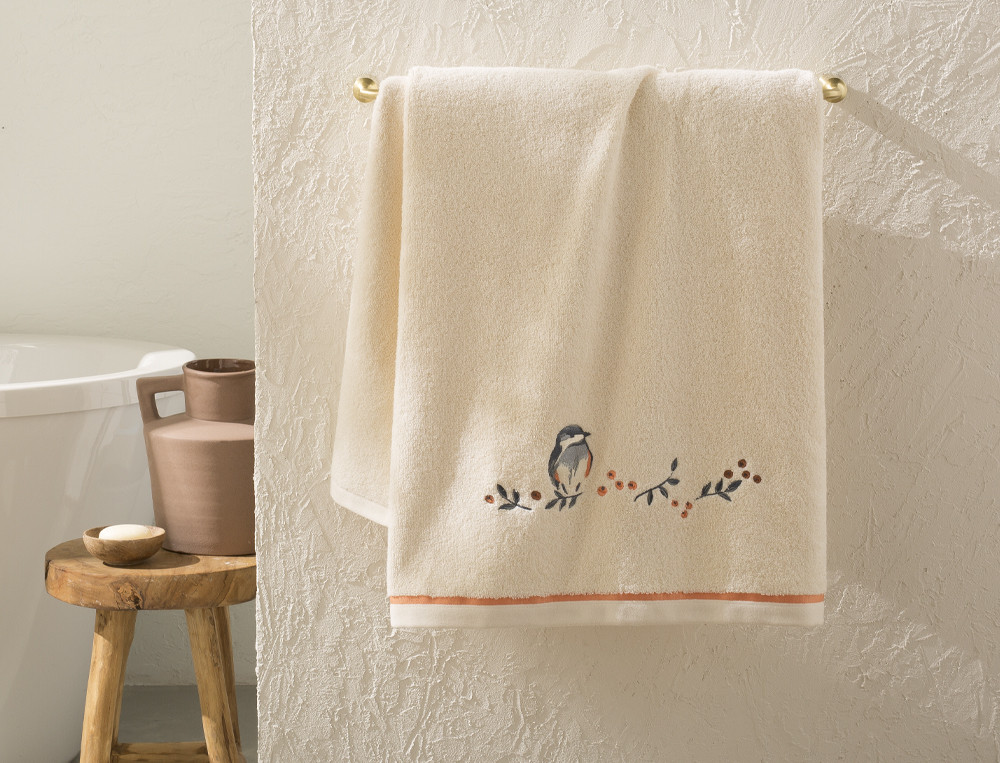 Linge de bain-Mésanges