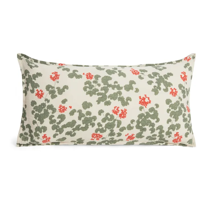 garbo&friends Taie d'oreiller Perlargonium | Vert
