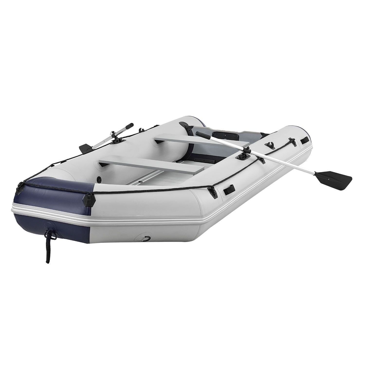 ArtSport Schlauchboot 3,80m mit 2 Sitzbänke, Aluboden, Paddel, Pumpe, Tasche & Reparaturset