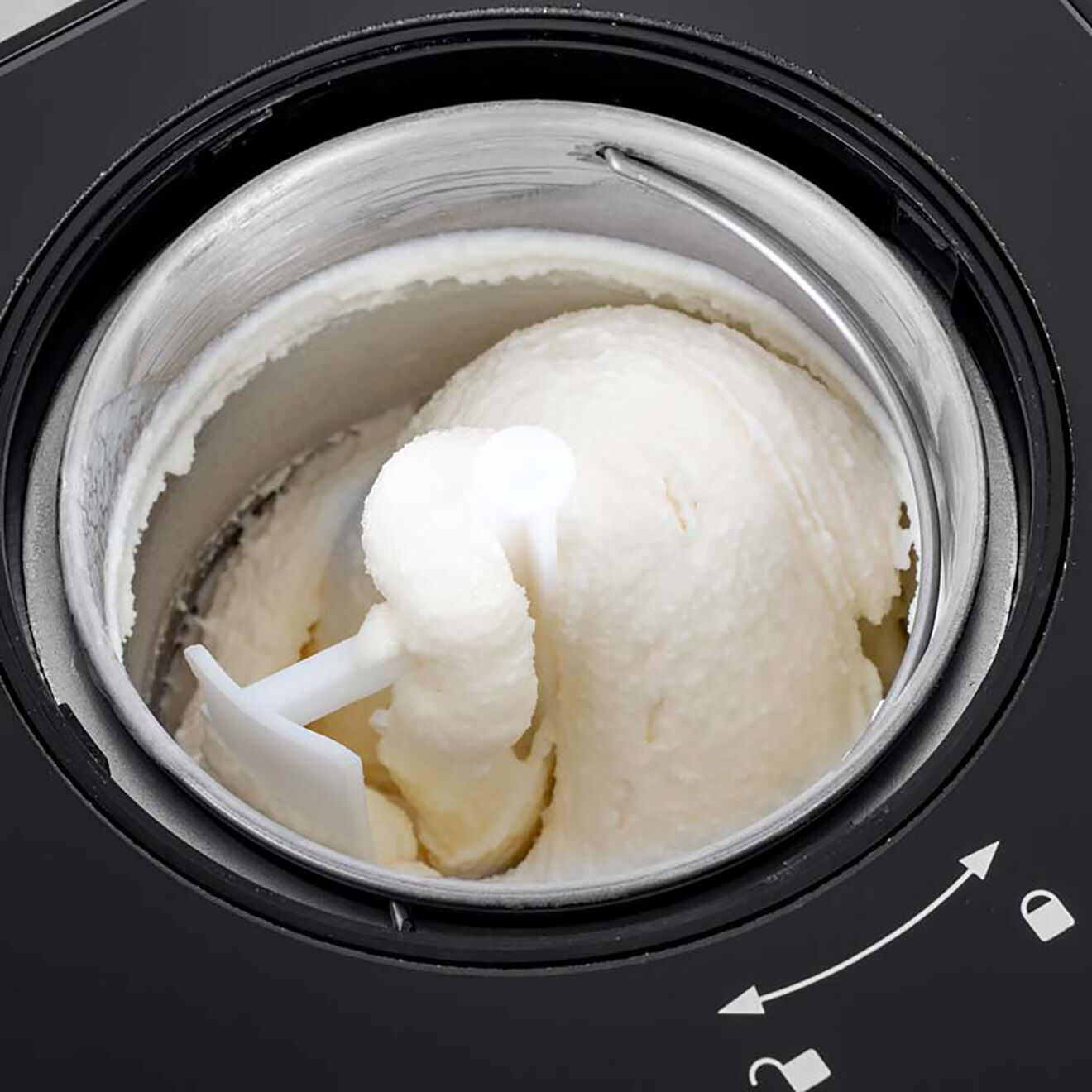 Kitchencook Sorbetière - Turbine à glace avec groupe froid intégré grise - 1.5 L