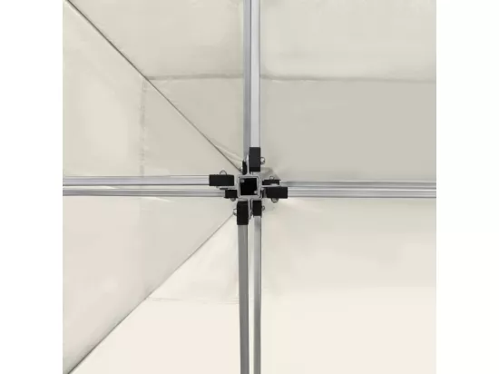 Tente de réception pliable Aluminium 4,5x3 m Crème