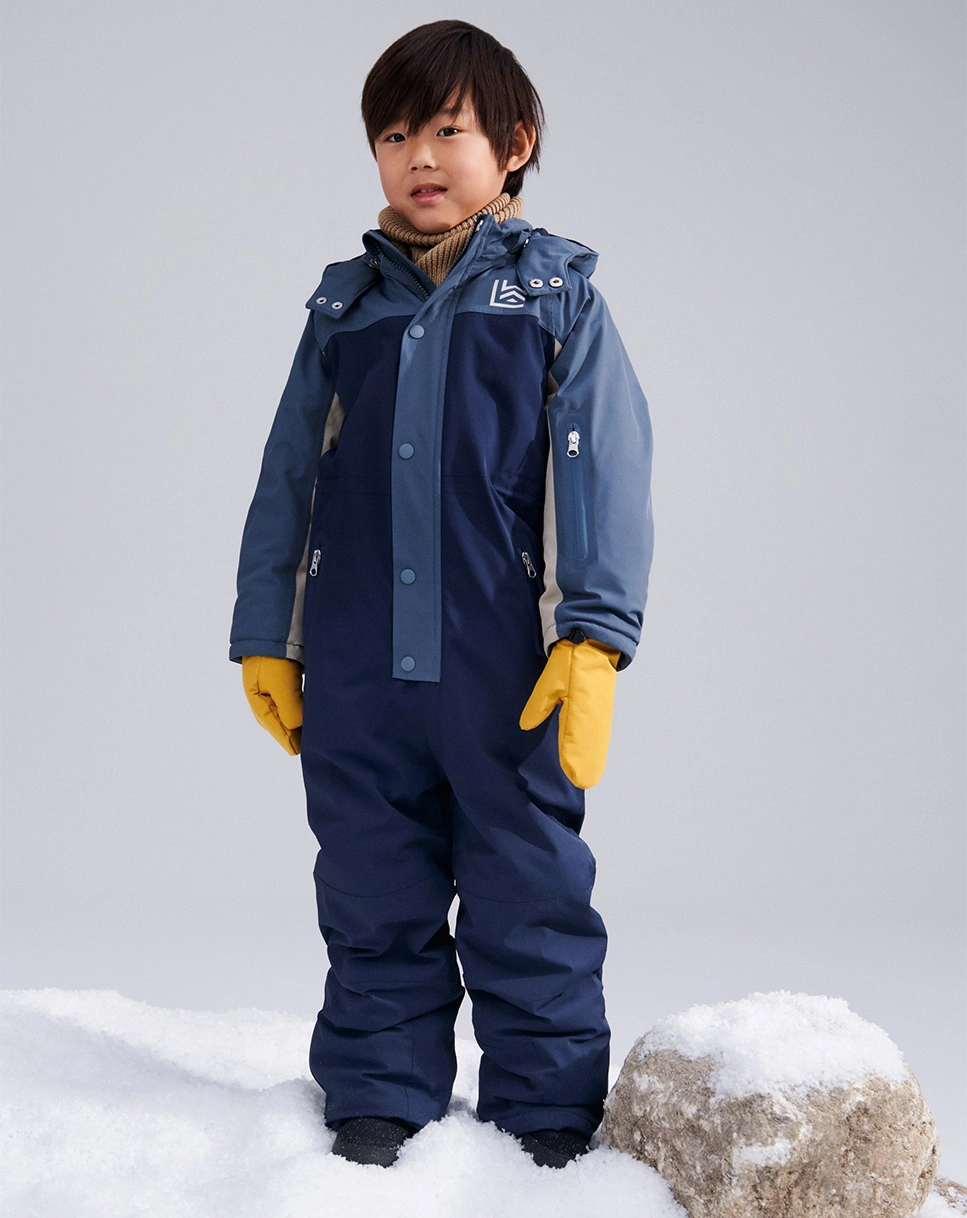 Schneeanzug SUNE in whale blue