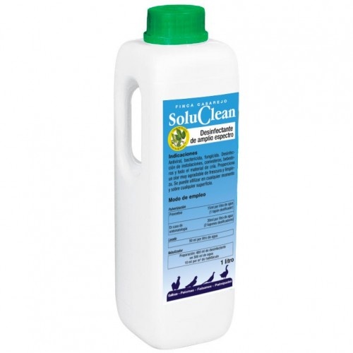 Finca Casarejo Soluclean, produto natural de desinfecção à base de plantas para instalações.