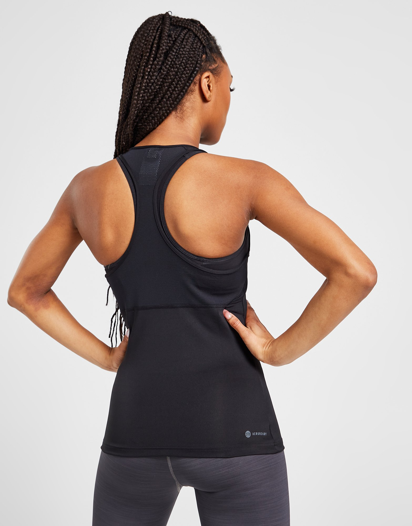 adidas Débardeur de training à dos nageur Techfit