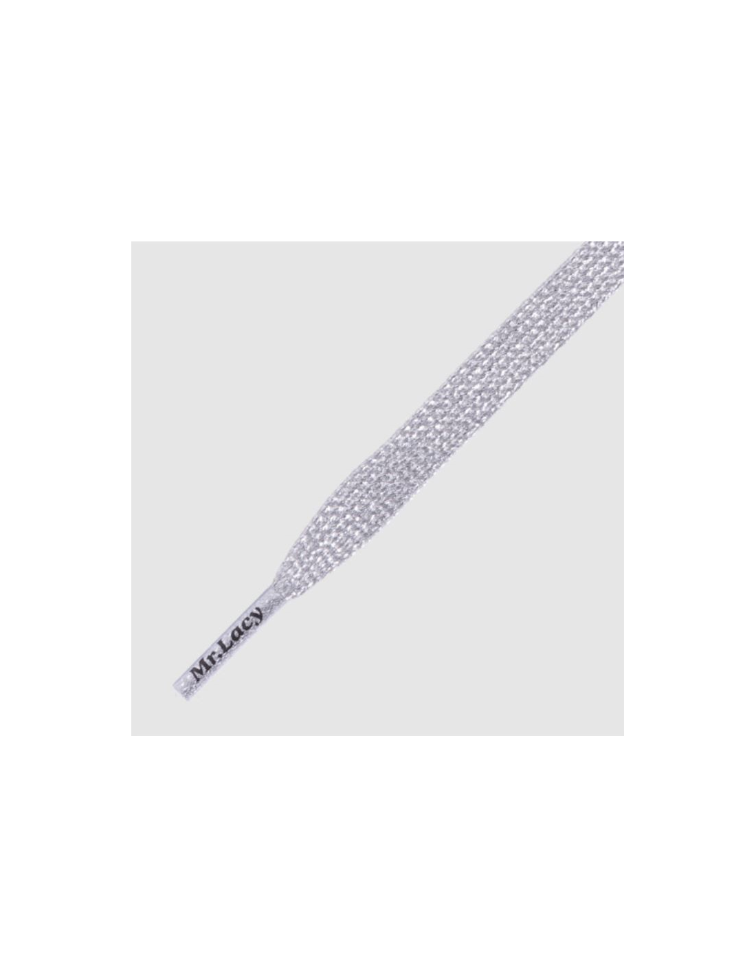 mr lacy flatties silver 130cm