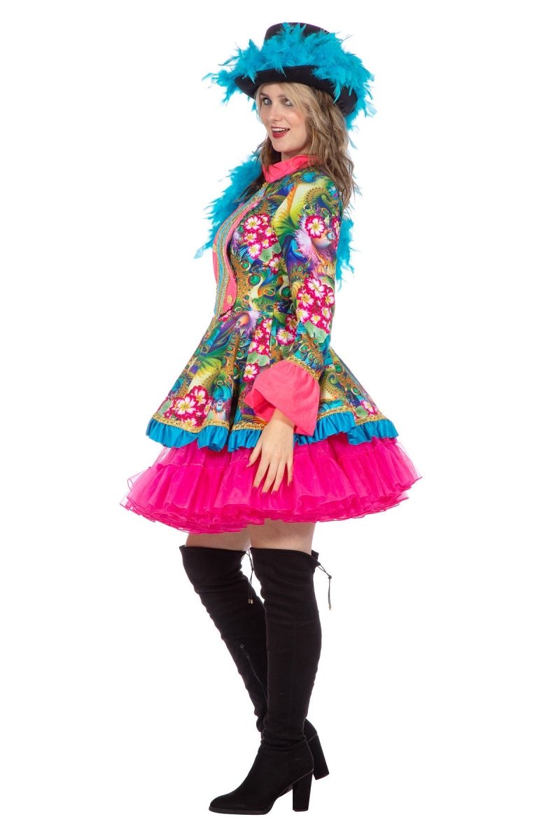 Roze Jas Dames Bloem