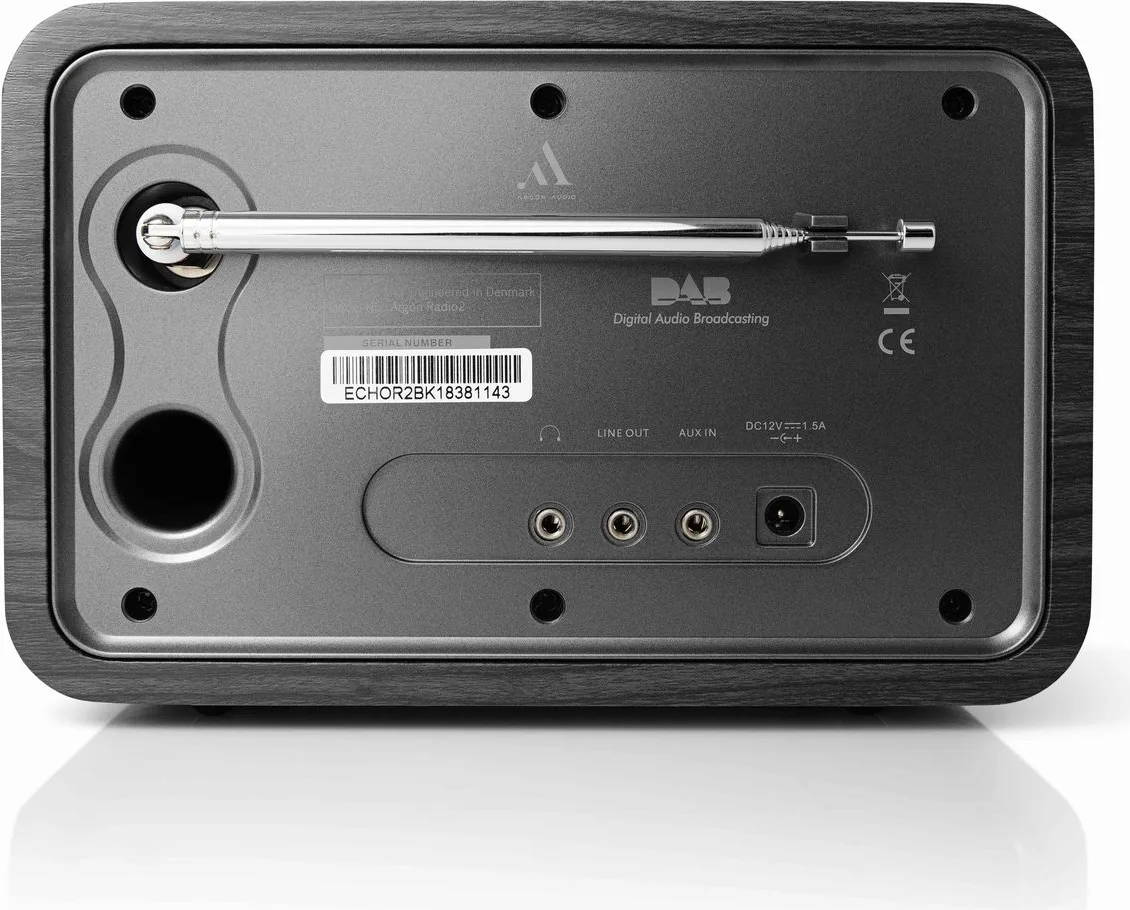 Argon Audio Radio 2 Noir Radios réveils