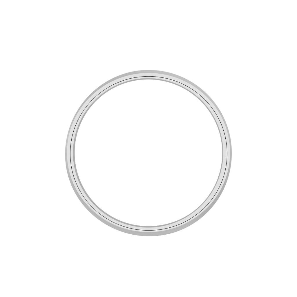 Alliance Aphroditia Demi Jonc Bombe Or Blanc