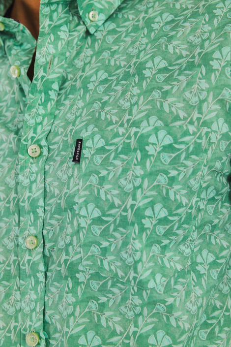 State of Art groene heren overhemd