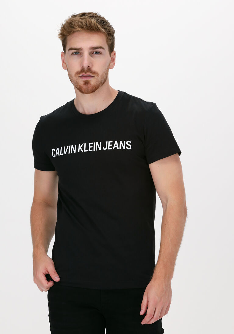 CALVIN KLEIN zwarte calvin klein t-shirt institutional l