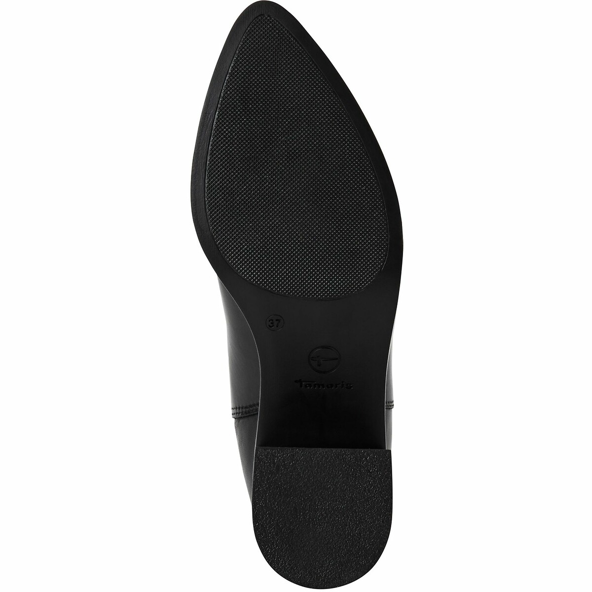 TAMARIS<br>Botas de couro com bico fino