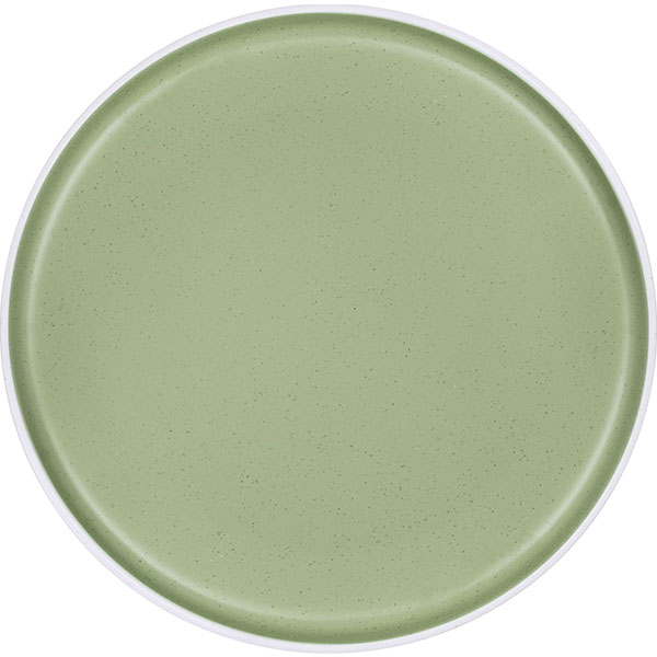 Assiette plate Mélamine 25cm DOLOMIT Verte