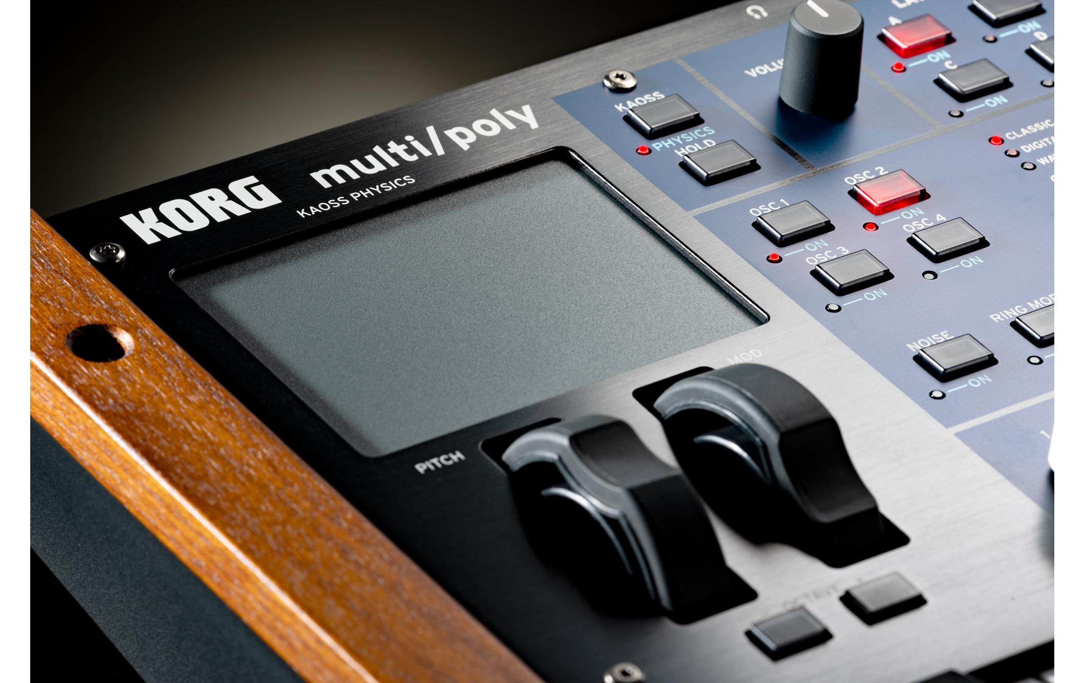 Synthesizer multi/poly<br>Analog Modeling Synthesizer