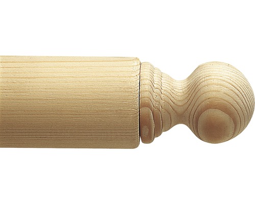 Eindkogels sparrenhout Ø 52 mm (verpakking = 2 stuks)