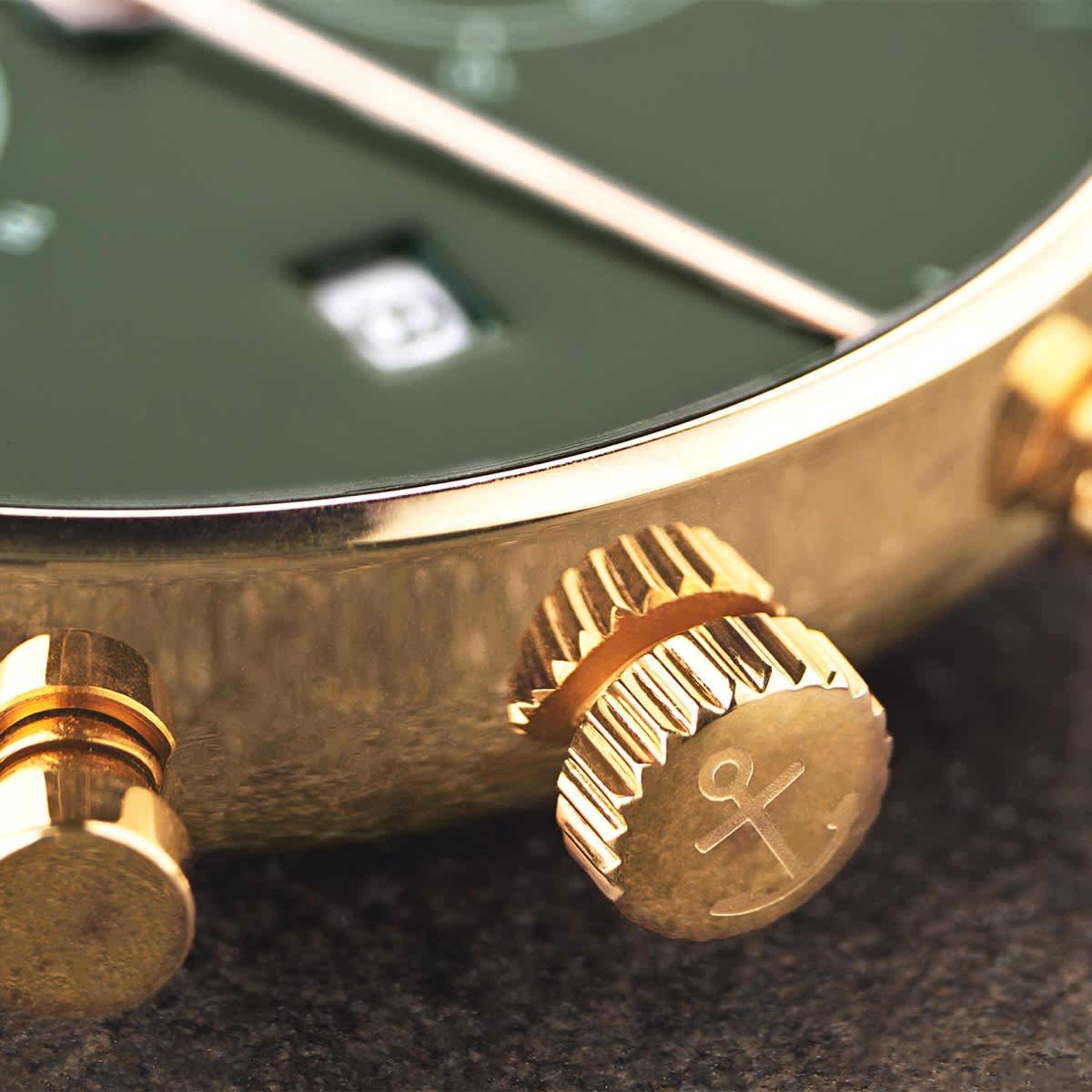 Chrono Gold Green Steel