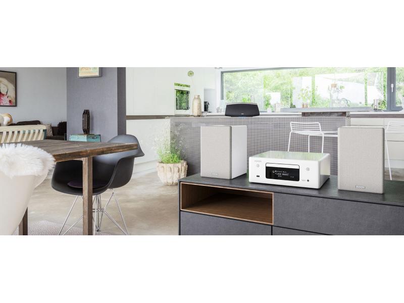 Denon Micro-HiFi Anlage CEOL N10 Schwarz HiFi Kompaktanlage mit Netzwerk- und CD-Player