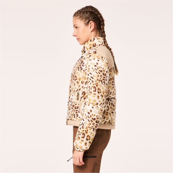 Doudoune ski OAKLEY WMNS TNP PUFFY JACKET CHEETA TD PRINT