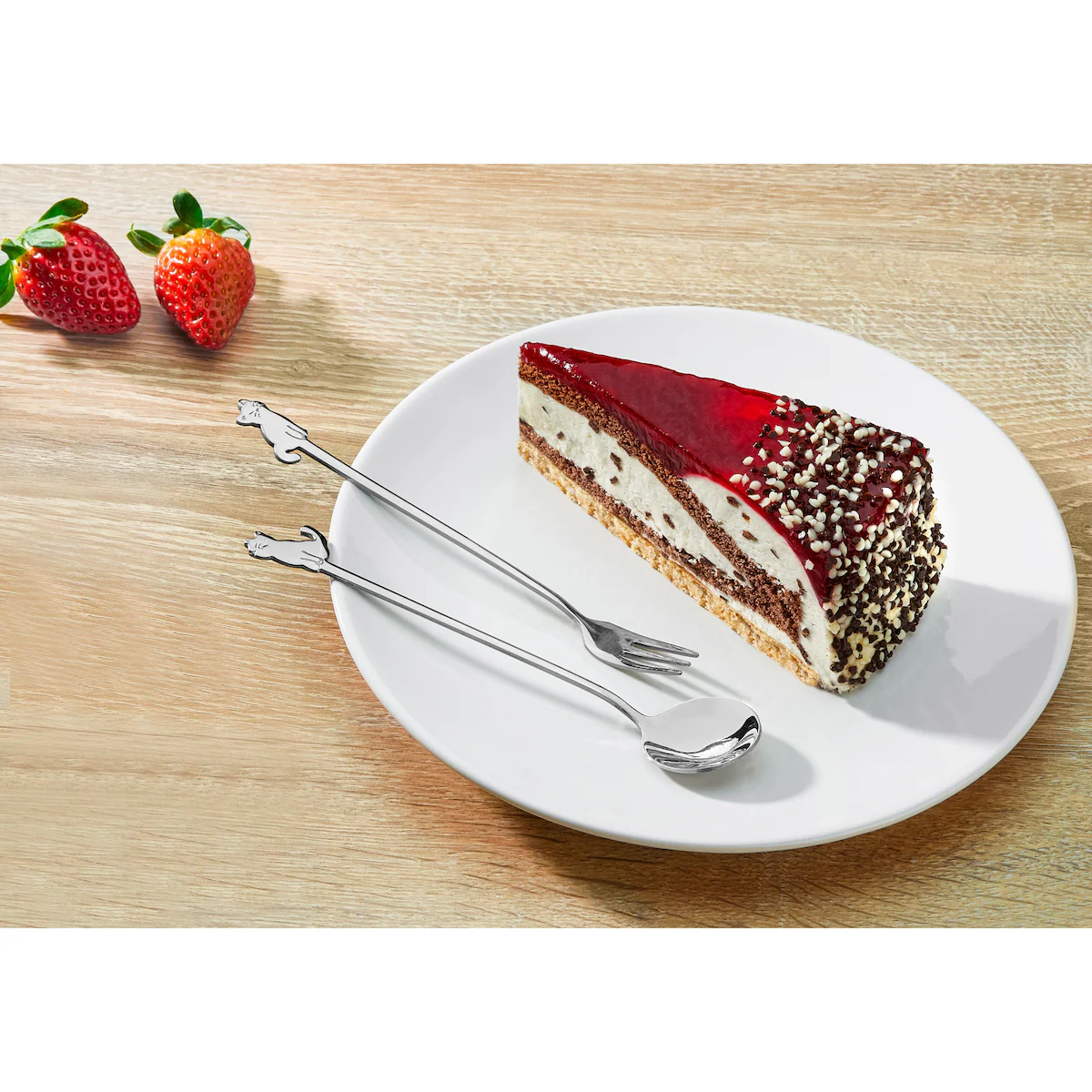 genialo - ﻿Kuchenbesteck „Katze“, 2-teilig
