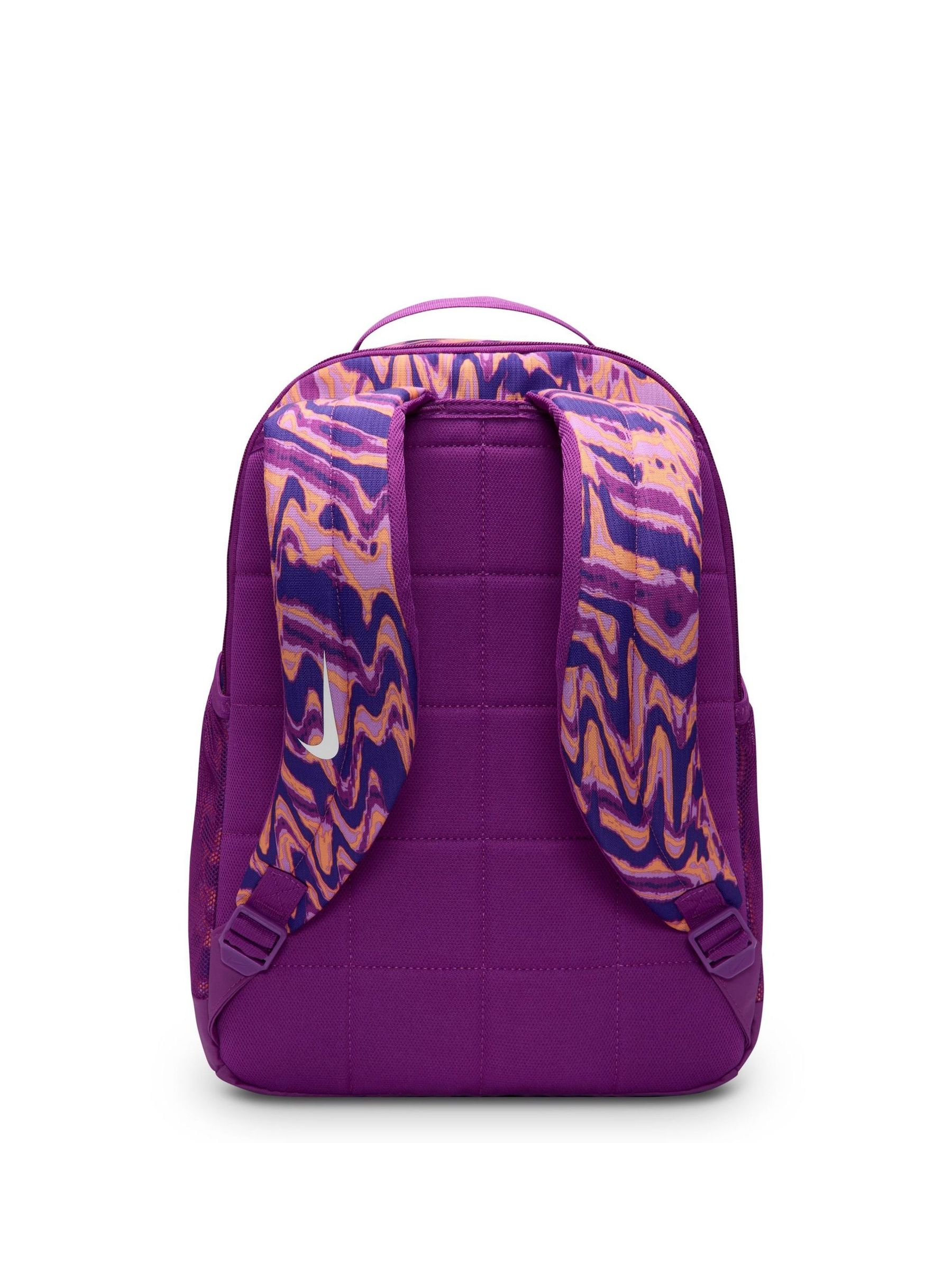 Vet Berry - Nike Brasilia rugzak met all-over print