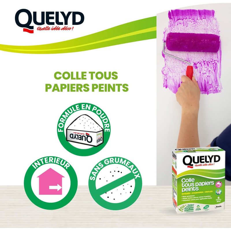 Quelyd colle tous papiers peints 300g