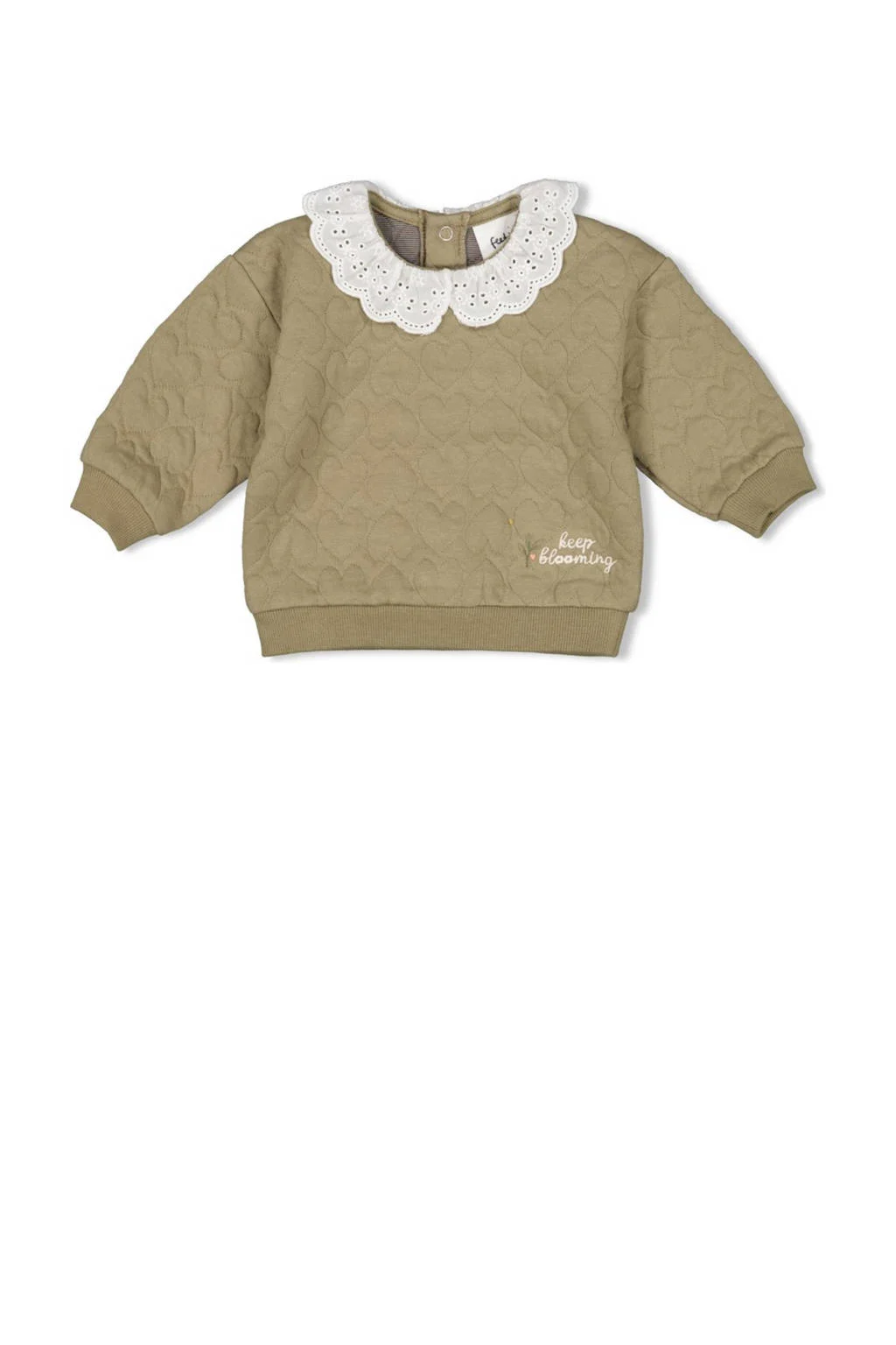 Feetje sweater Fields of Green olijfgroen