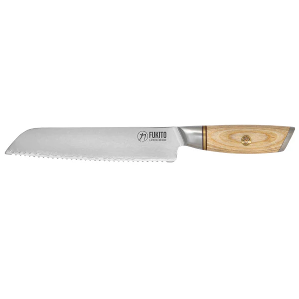 Couteau Fukito Pakka San Mai modèle Pain 21cm Fukito