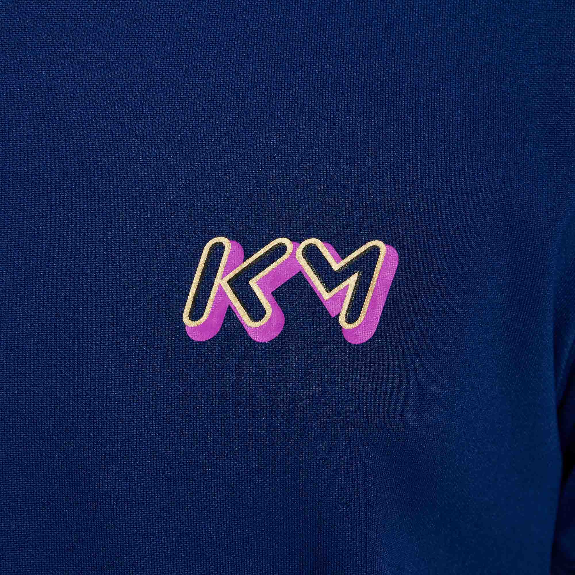 Kylian Mbappé Academy Soccer Top Barn 492/Blue Void/Blue Void/Metallic Gold