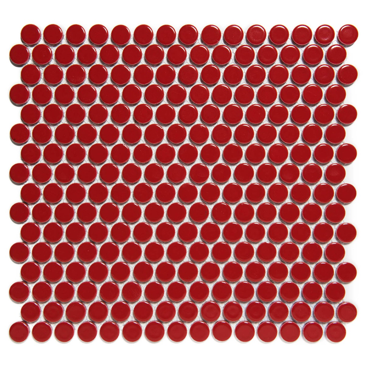 The Mosaic Factory Venice ronde mozaïek tegels 32x29 rood