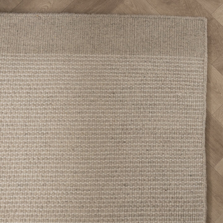 Wollen vloerkleed - Bliss Creme/Wit