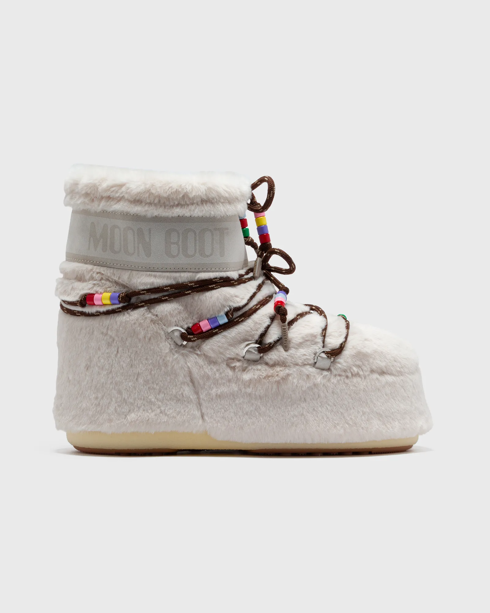 Moon Boot ICON LOW FAUX FUR BEADS