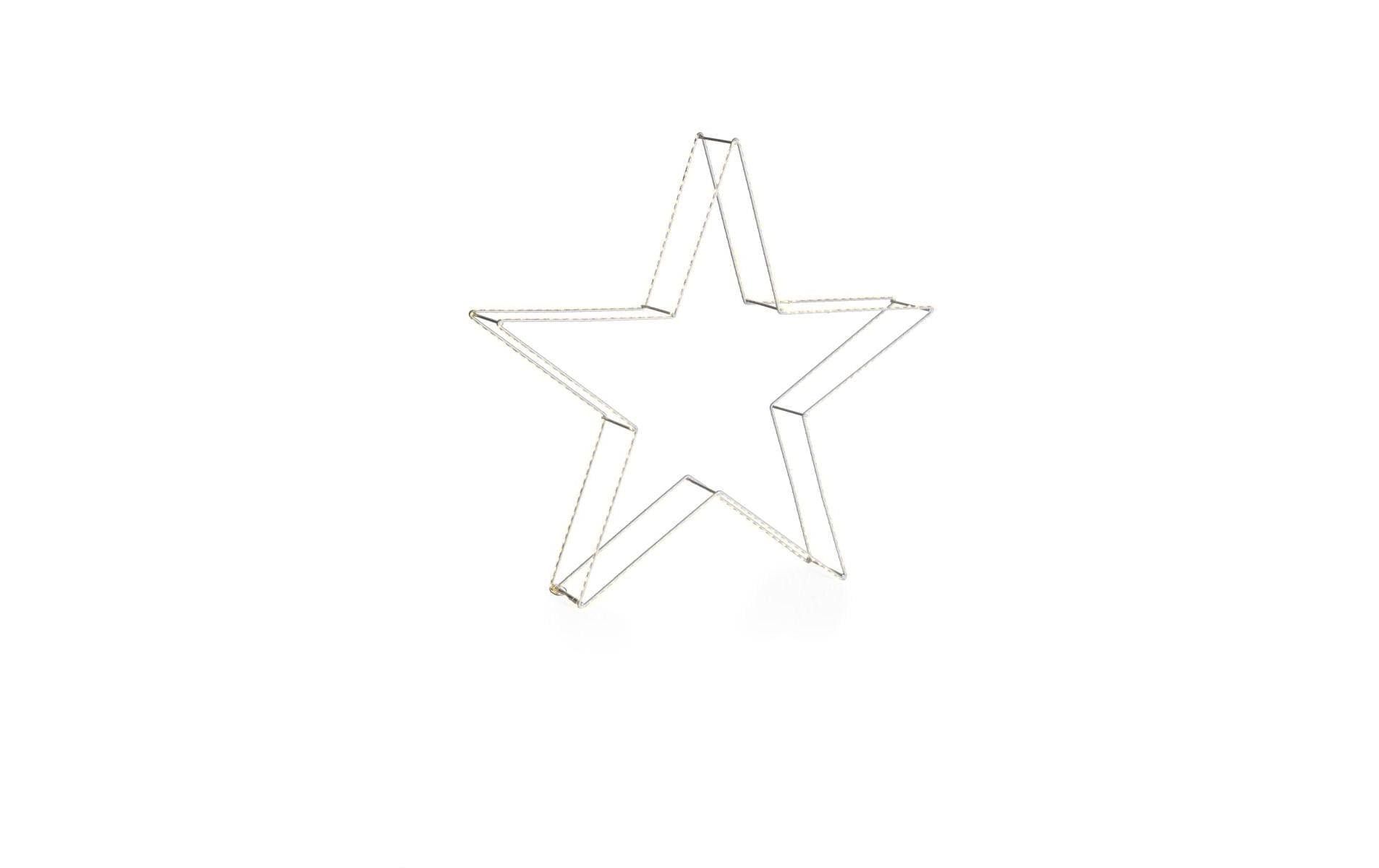 3D LED Stern Argento 400 LED, Ø 78 cmLED Weihnachtsdekoration für den Innen- und Aussenbereich