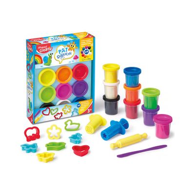 Maped Creativ Pat'Dough - Kit de pâte à modeler - 21 pièces