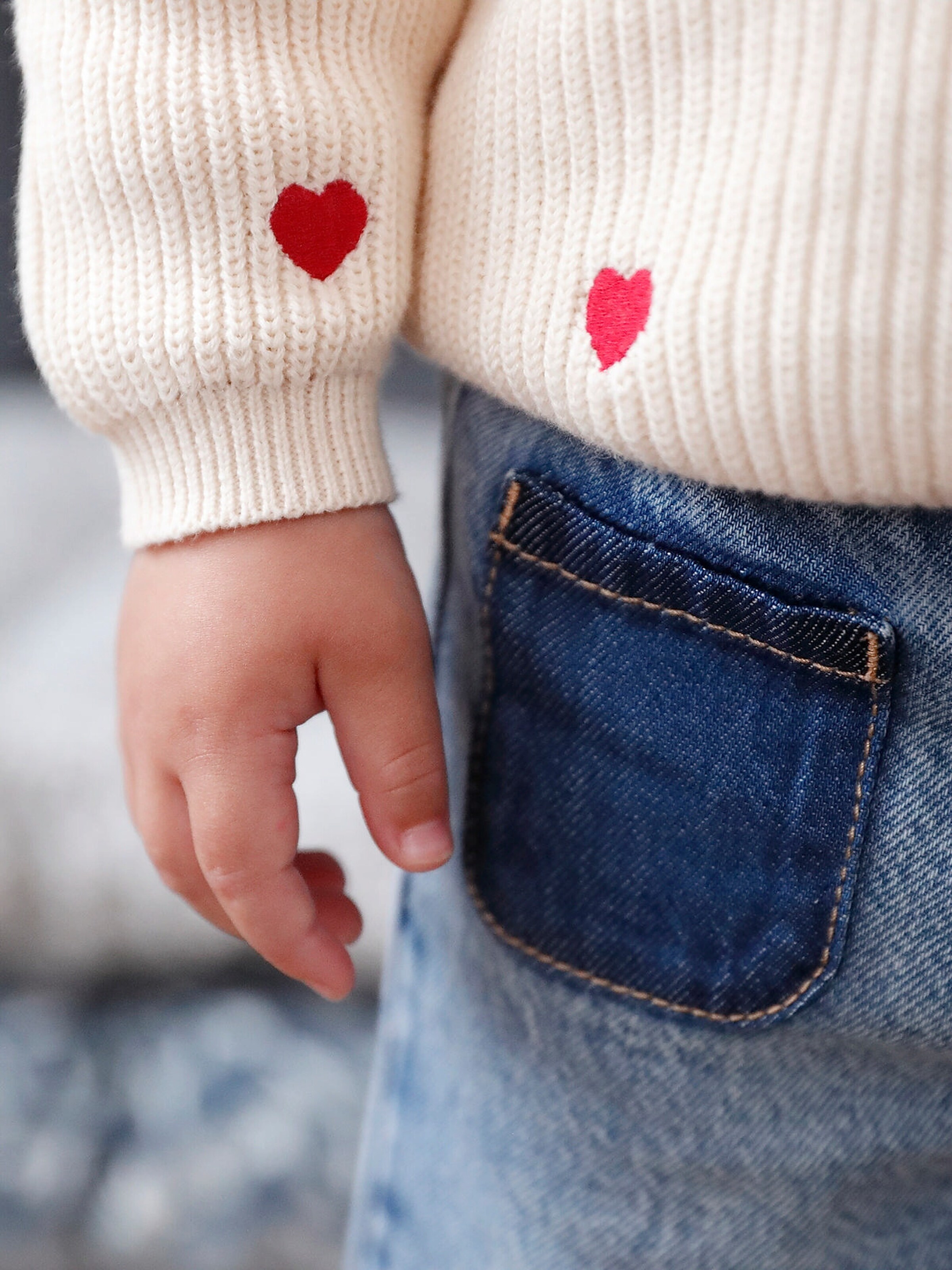 Vertbaudet Mädchen Baby Strickjacke wollweiß