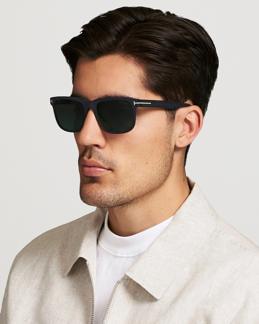 Tom Ford Stephenson FT0775 Sunglasses Black/Green