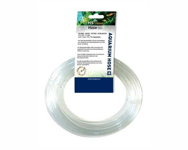 HS Aqua Transparante Aquariumslang 9-12 mm 3 mtr