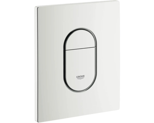 GROHE Arena Cosmopolitan bedieningsplaat, glanzend wit / drukknop, glanzend wit 38844SH0