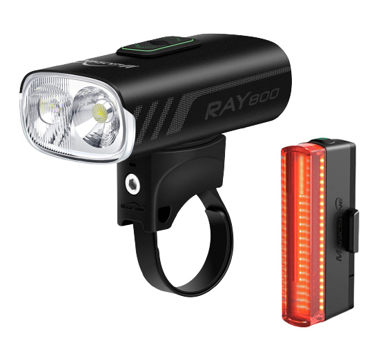 Magicshine Lygtesæt med Ray 800 lumen forlygte og Seemee 50 baglygte