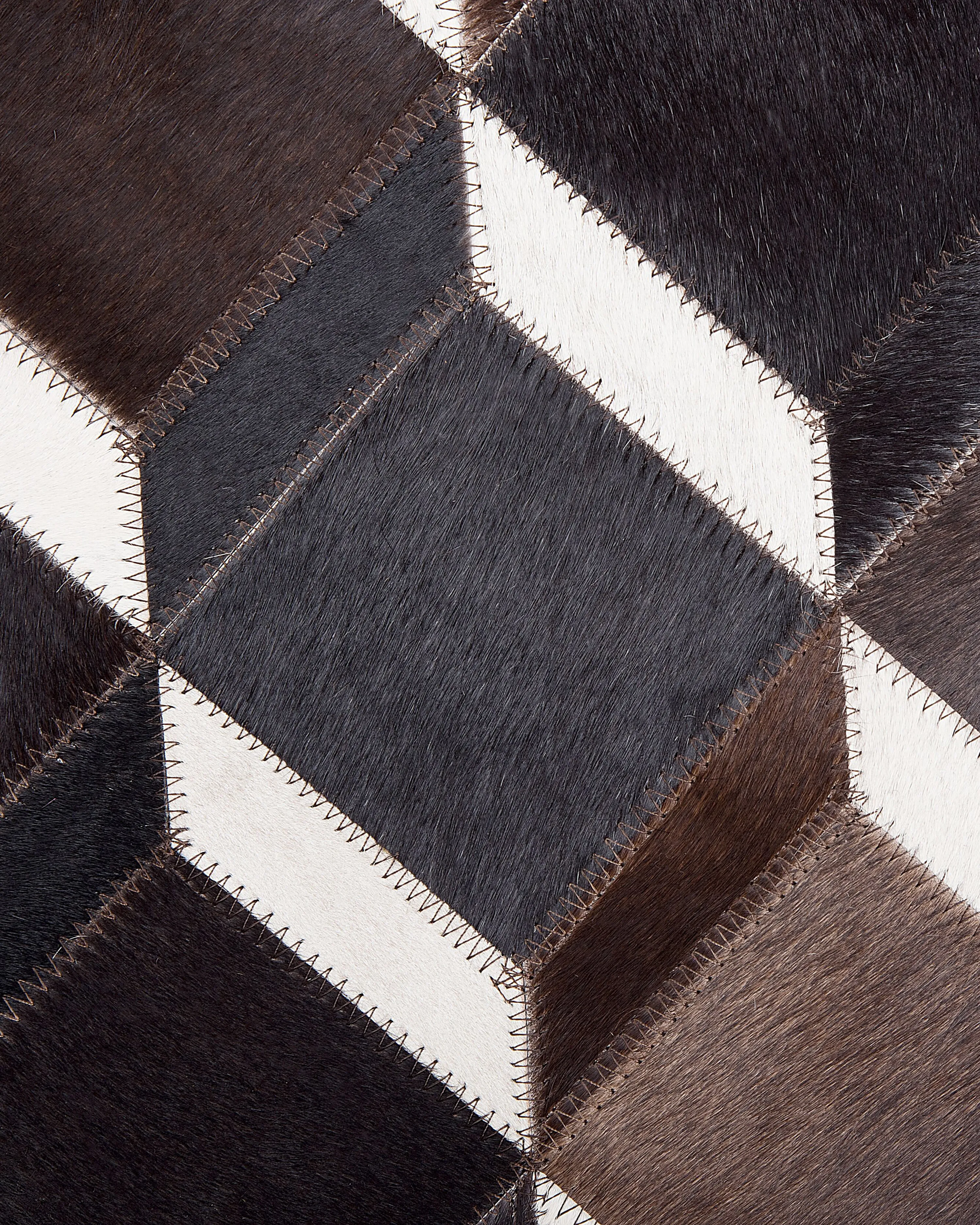 Vloerkleed ALPKOY Bruin ø 140 cm Leer