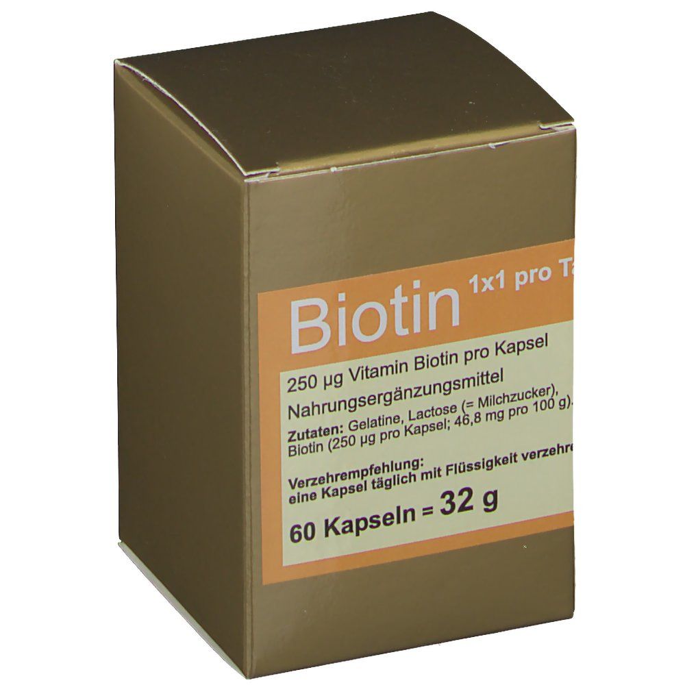 BIOTIN 1 x 1 pro Tag Kapseln