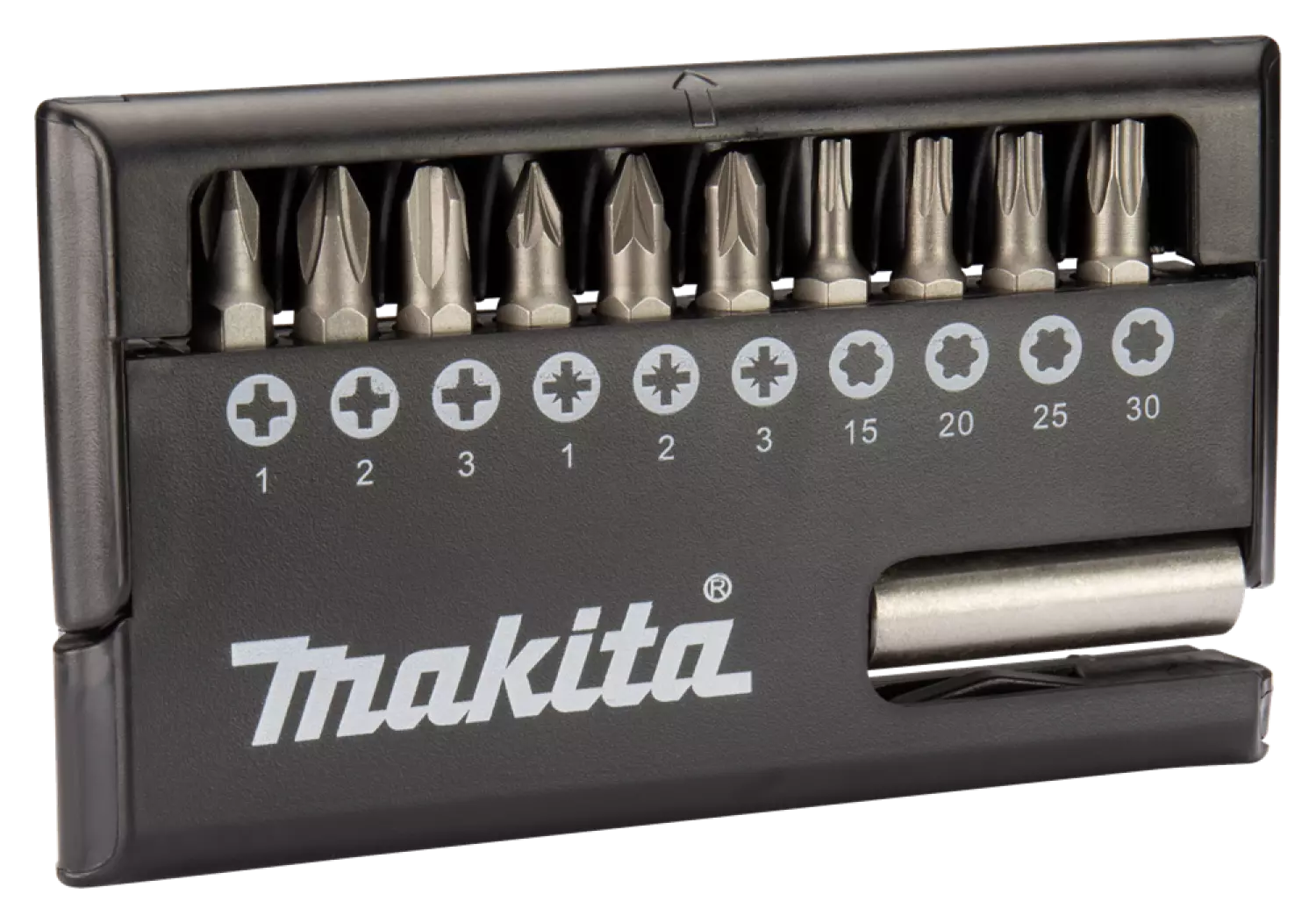 Makita D-30651 11 delige magnetische bitset