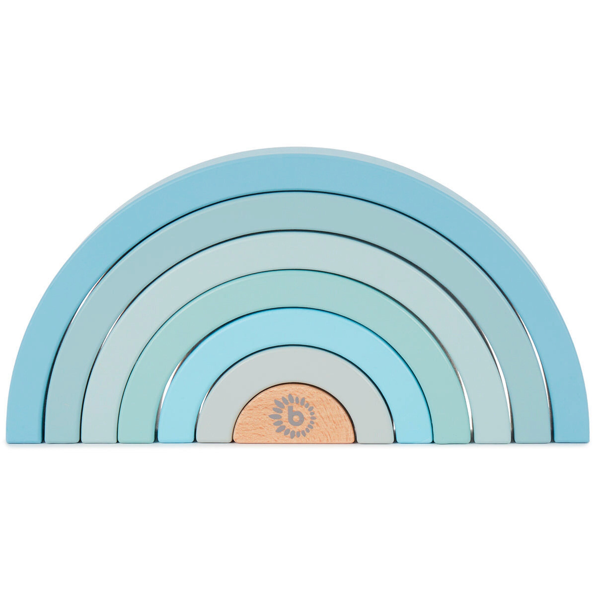 Bieco Regenbogen aus Holz - ab 12 Monate Blau