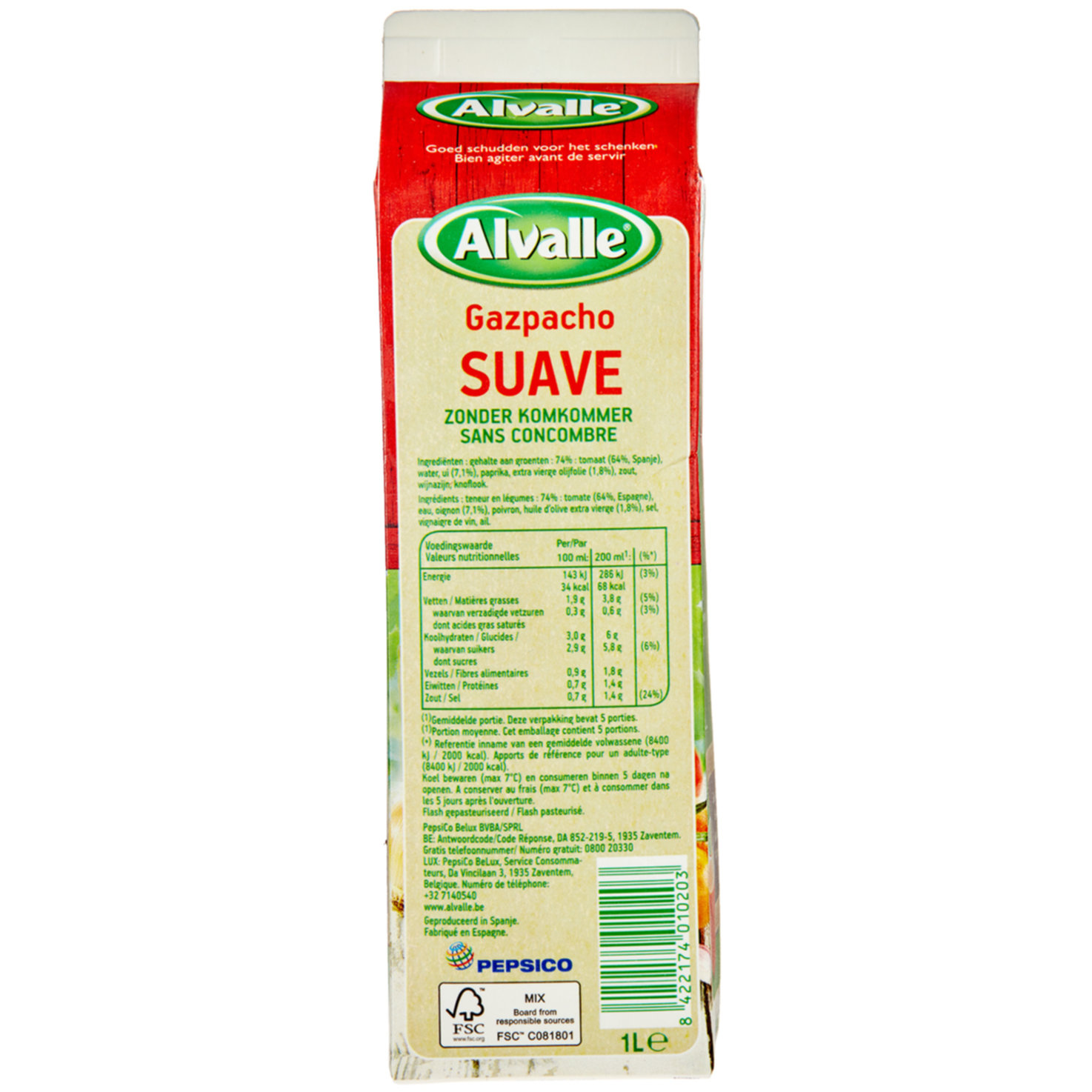 Alvalle Gazpacho Suave